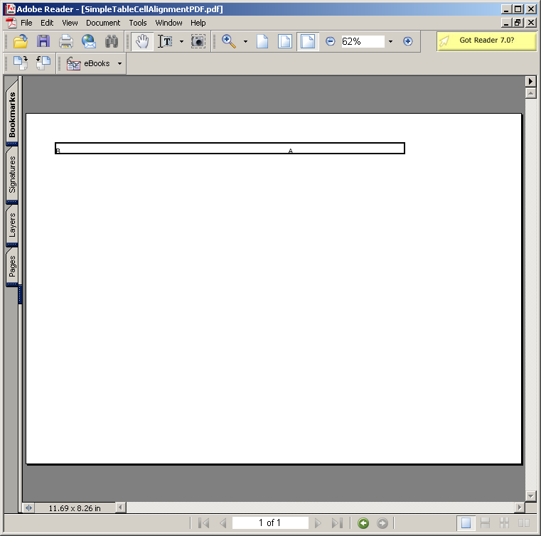 Setting Table Cell Alignment