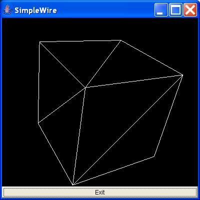 This uses the Box utility class to build a simple cube