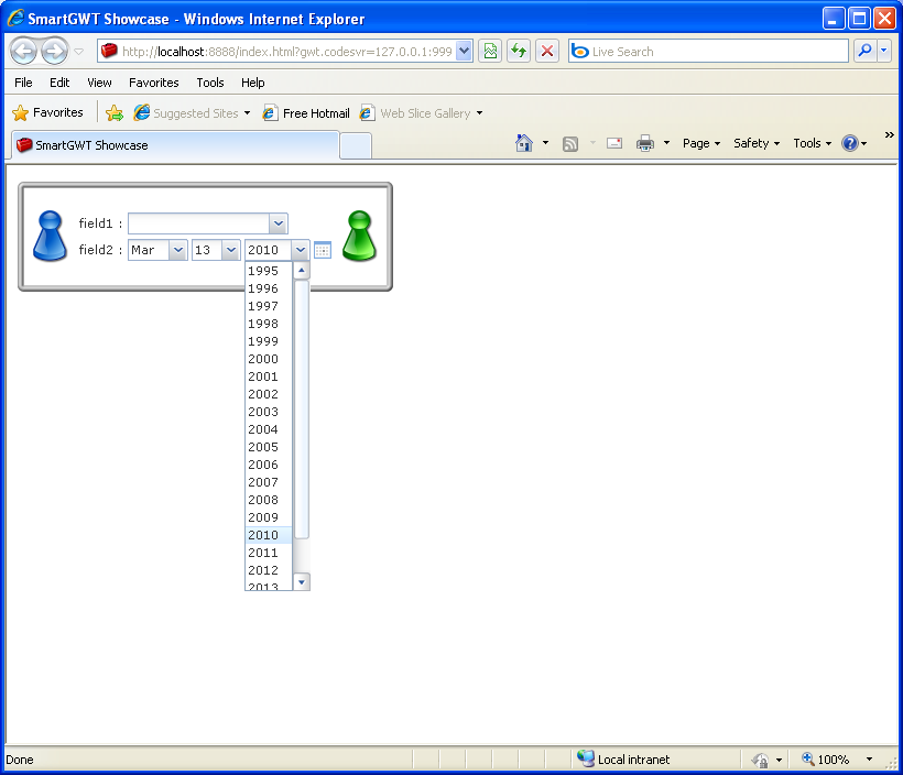 Basic Focus Tabbing Sample (Smart GWT)