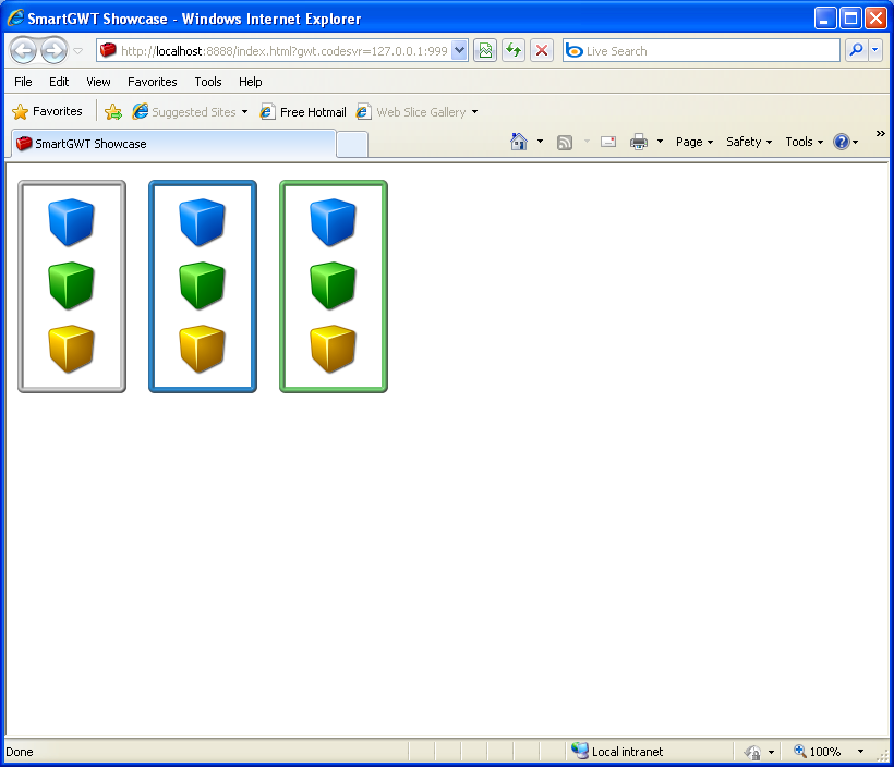 Set drag types (Smart GWT)