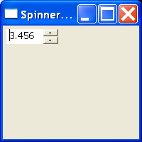 Floating point values in SWT Spinner
