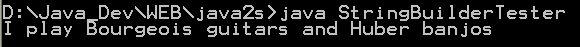 Java 1.5 (5.0) new features: StringBuilder