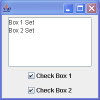 Swing CheckBoxes
