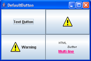 Swing Default Button