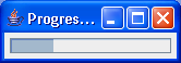 A demonstration of the JProgressBar component