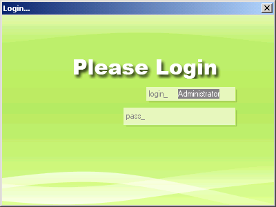 Swing Login Domain Dialog with animation