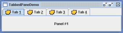 TabbedPane and dockable component 2