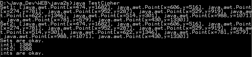 Encrypting and Decrypting with the JCE