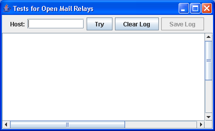 TestOpenMailRelay -- send self-returning SPAM to check for relay sites