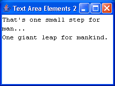 TextArea Elements 2