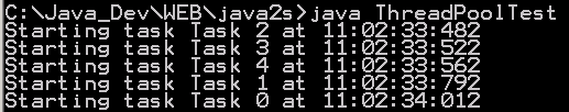 java.util.concurrent.ThreadPoolExecutor and thread pool