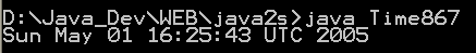 This server retrieves the time using the RFC867 protocol.