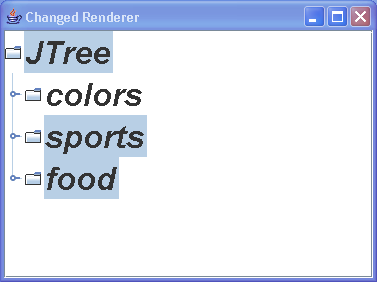 Tree Changed Renderer