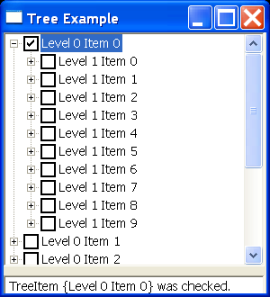 SWT Tree Simple Demo