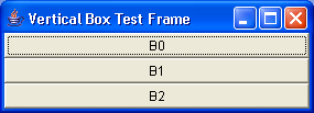 A test of the BoxLayout manager using the Box utility class 3