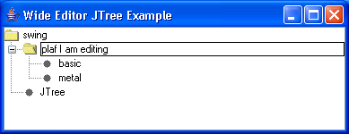 Wide Editor Tree Example