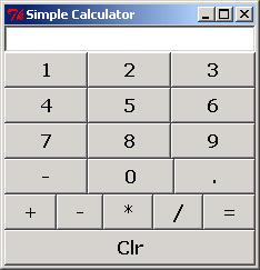 A simple calculator