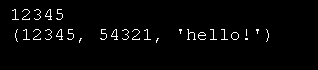 A tuple consists of a number of values separated by commas