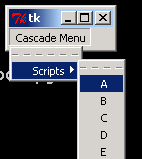 Cascade Menu