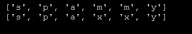 Change string to a list and Reference its index 