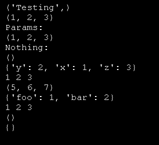 Collecting Parameters