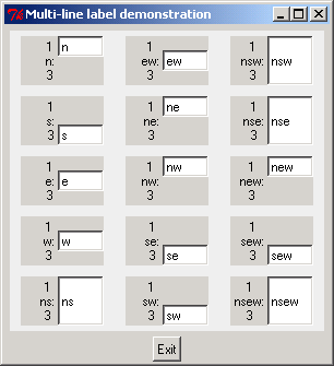 EntryField with Multi-line label demonstration