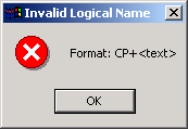 Entry validation: Logical Name
