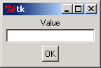 Get input value from a dialog