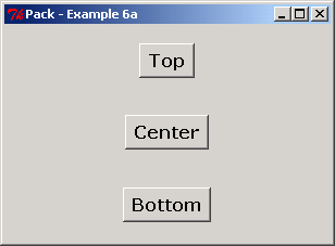 Layout: TOP, CENTER and BOTTOM