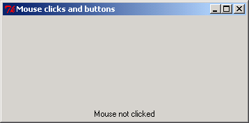 Mouse button differentiation: center button clic