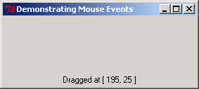 Mouse events on a frame: Mouse