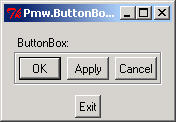 Pmw ButtonBox demonstration