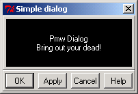 Pmw.Dialog: Four button