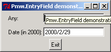 Pmw.EntryField demonstration: date with format 2000/2/29