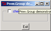 Pmw Group: border with check button
