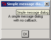 Pmw MessageDialog: Simple message dialog