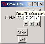 Pmw.TimeCounter demonstration