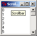 ScrollBar for List box