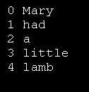 To iterate over the indices of a sequence, combine range() and len()