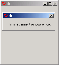 Transient window of root