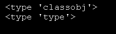 type function used for class