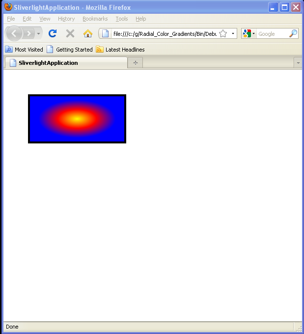 Radial Color Gradients