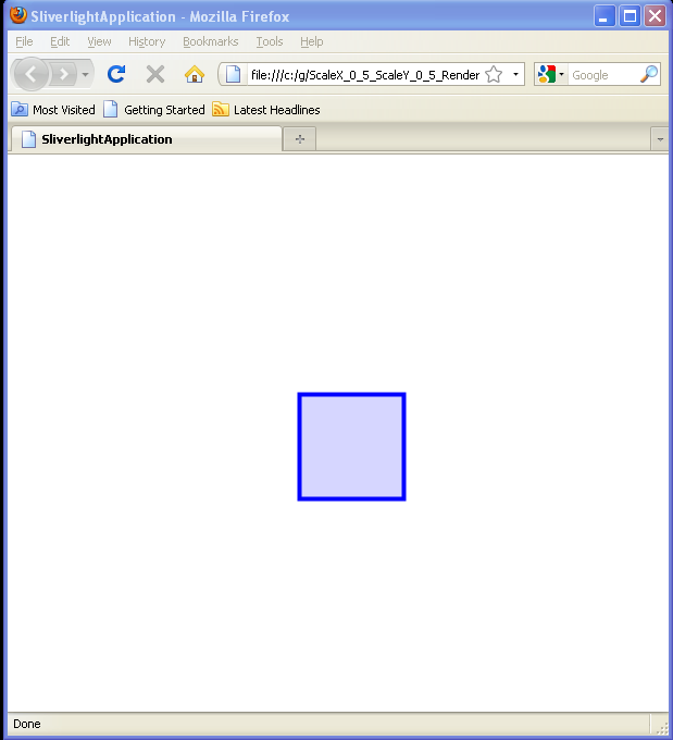 ScaleX: 0.5 / ScaleY: 0.5 / RenderTransformOrigin: (0.25,0.25)