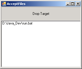 Accept Drop File