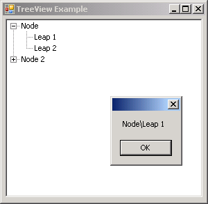 Add Mouse Click event to a TreeView: display full path