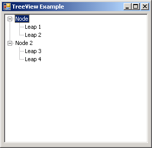 Add Node and Leap to a TreeView