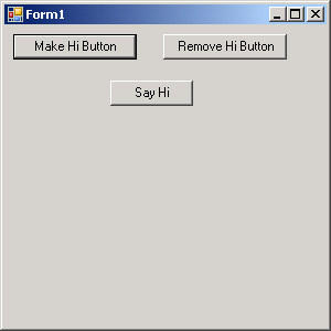 Add a Button to Frame Dynamically