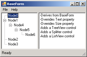 Add components to inherited form