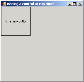 Adding a control to a Form at run time