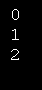 Block scope variable X